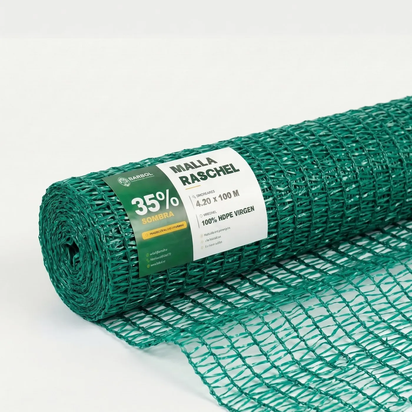 Malla Raschel 35% sombra