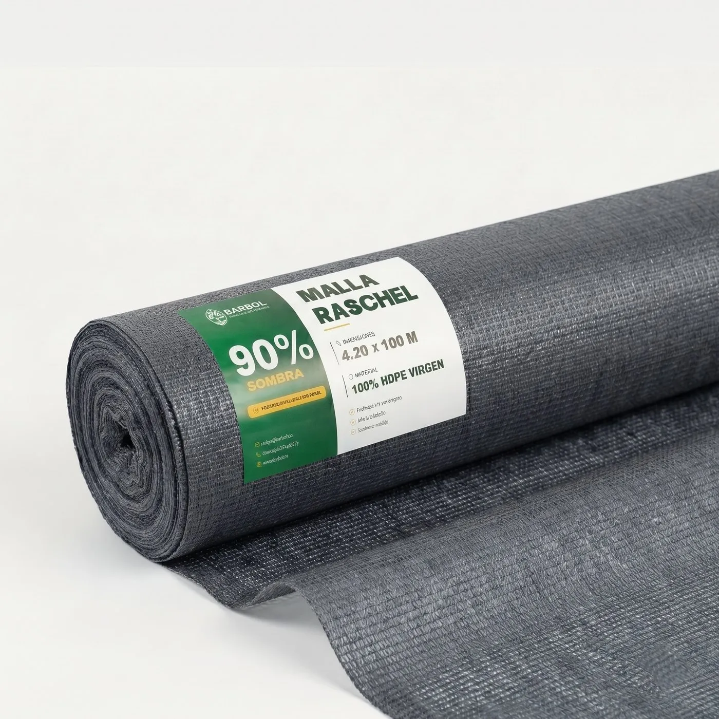 Malla Raschel 90% sombra